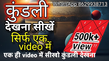 Learn how to read your horoscope in just one video | #astrology #kundli #center