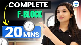 F Block | Chemistry in 20 Minutes ✅ NEET 2024 | Akansha Karnwal