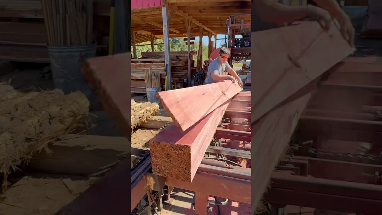 Red Cedar Cut Into 8x8 | Cooks AC36 