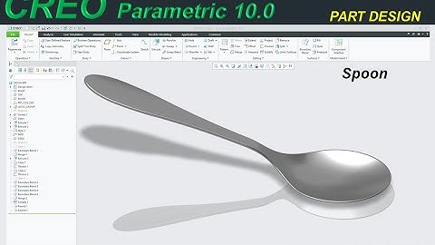 CREO Parametric _ Spoon