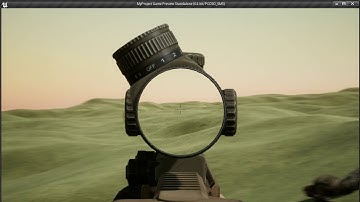 test scope 4X zoom unreal engine 4