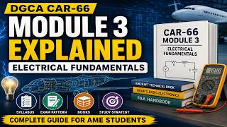 DGCA CAR-66 Module 3 Electrical Fundamentals Explained | Study Strategy, Syllabus & Exam Pattern
