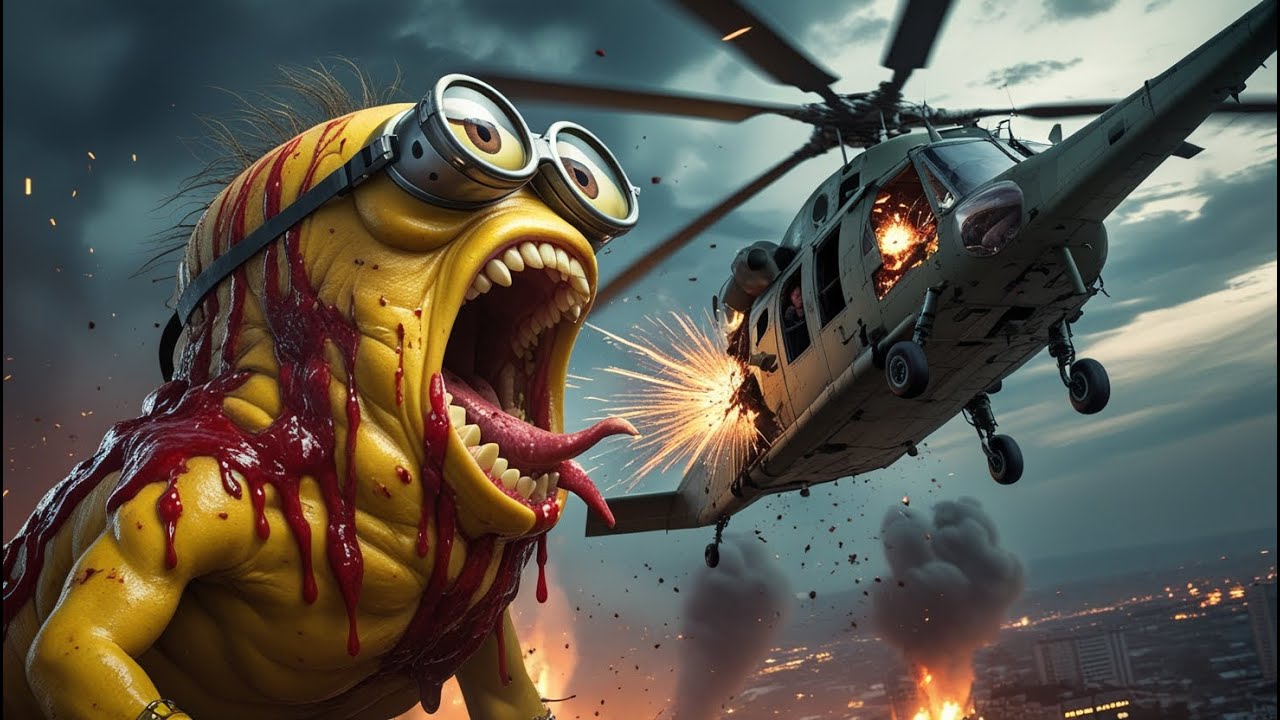 Minions become worm monsters 