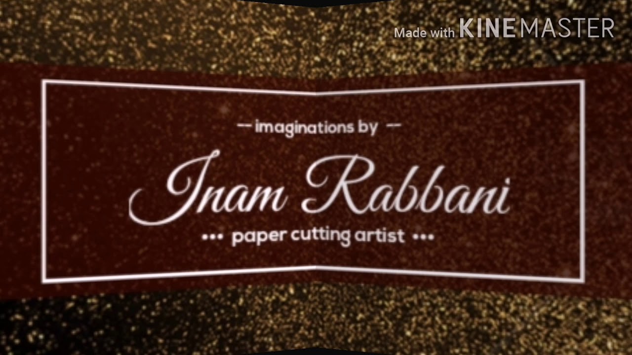 Paper cutting of Arabic calligraphy | hand crafted by Inam Rabbani ...