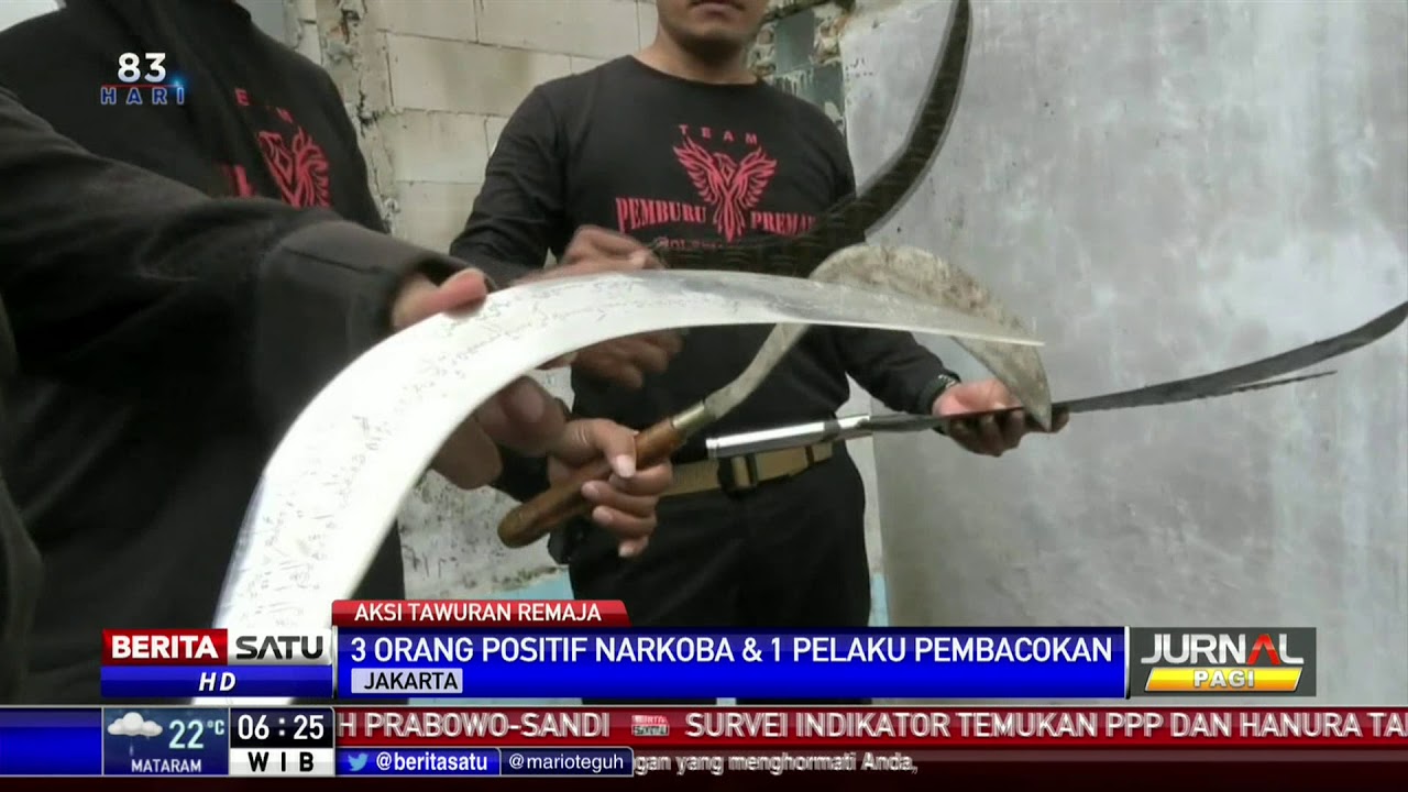 Pelaku Tawuran di Tambora Berhasil Ditangkap, 3 Orang Positif Narkoba