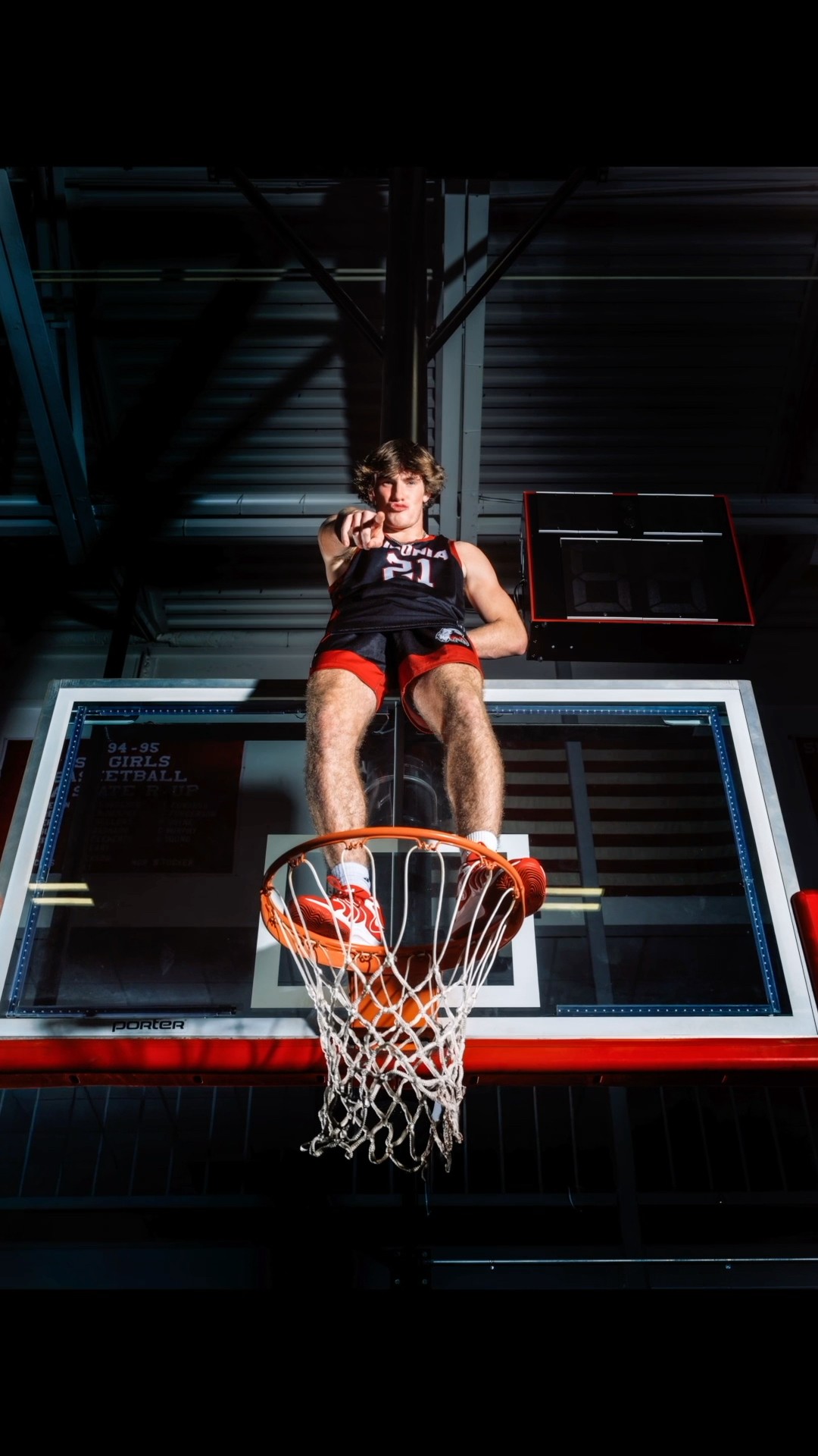 “How am I supposed to light that?!” “Take the picture!” #Basketball #photoshoot