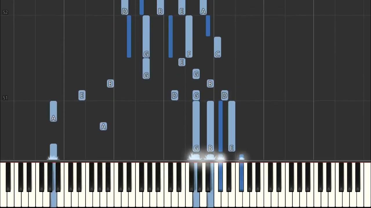 Jingle Bell Rock Jazz version Jim Boothe Piano Tutorial Synthesia YouTube