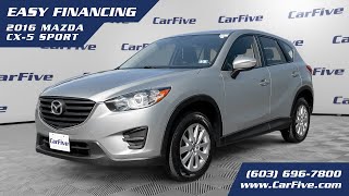 Sports Performance CarFive - Silver 2016 Mazda CX-5 Sport AWD SUV – Stylish, Efficient, and Road-Ready