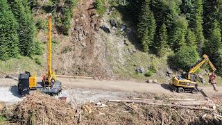 Neuer Kippmast Koller 510 🇨🇭🪓🪵 im Einsatz bei Riebli Forst AG