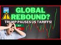 S&amp;P 500 Historic +8% Rebound TODAY! Trump Pauses Tariffs (Except for China 😮)