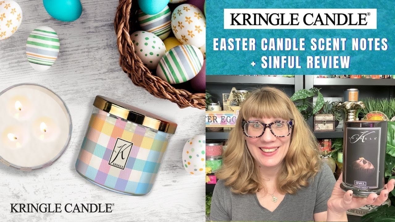 KRINGLE CANDLE Easter Candle Scent Notes + Sinful Review 