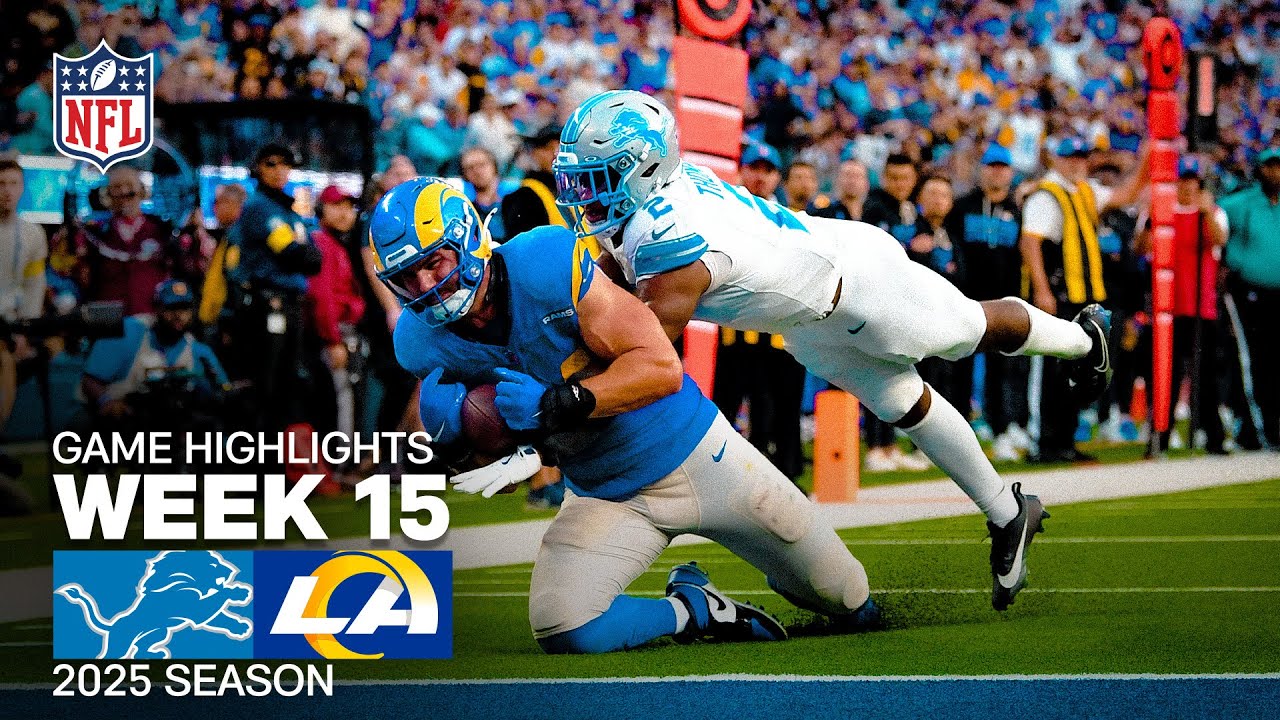 Detroit Lions vs Los Angeles Rams Game Highlights | 2025 NFL