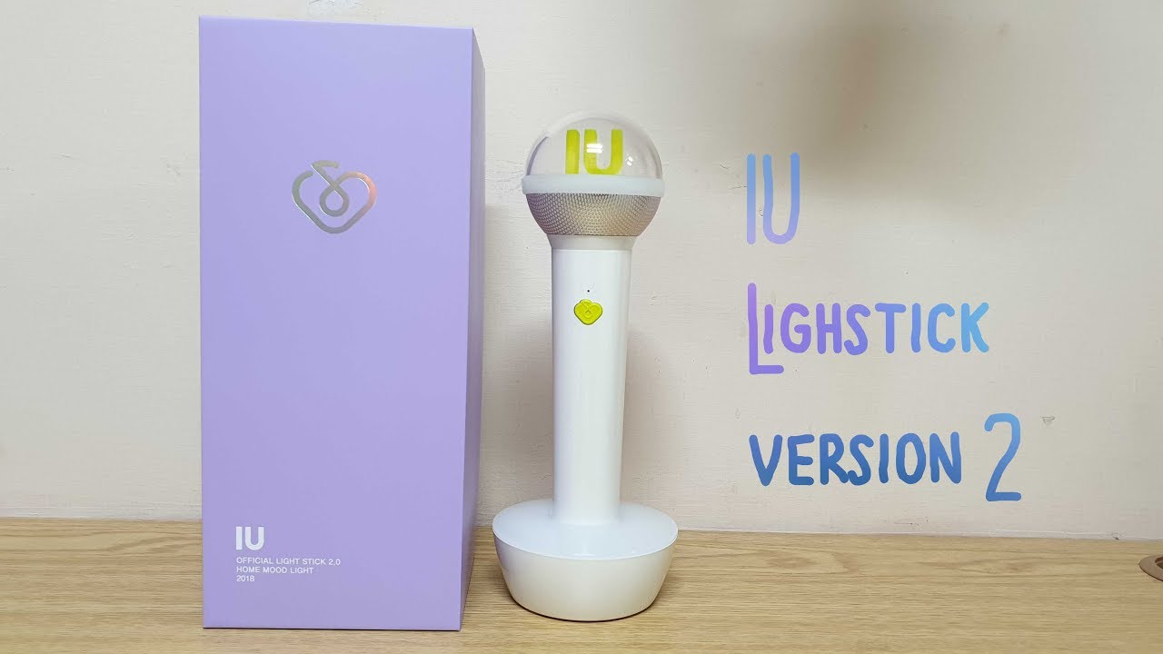 IU OFFICIAL LIGHTSTICK VER.3 I-KE Unboxing - YouTube