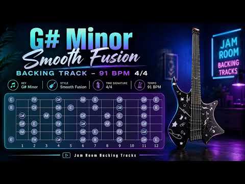 G# Minor Smooth Fusion Backing Track - 91 BPM - 4/4