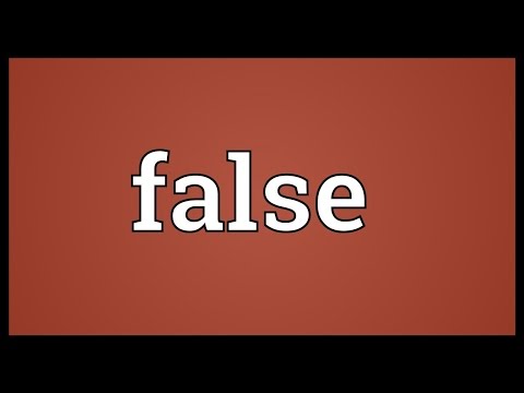 False Meaning