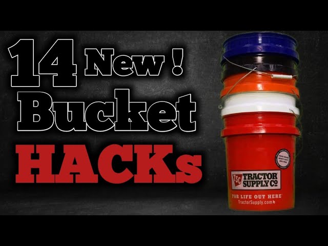 Awesome Bucket HACKs for fishing 