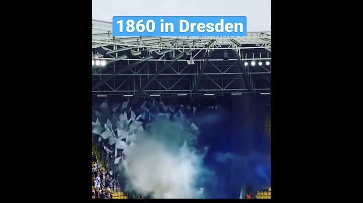 Dynamo Dresden (SGD) vs. TSV 1860 München pyro ultras choreo