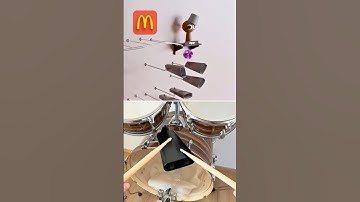 McDonald’s jingle with MARBLE vs REAL instruments! @73box