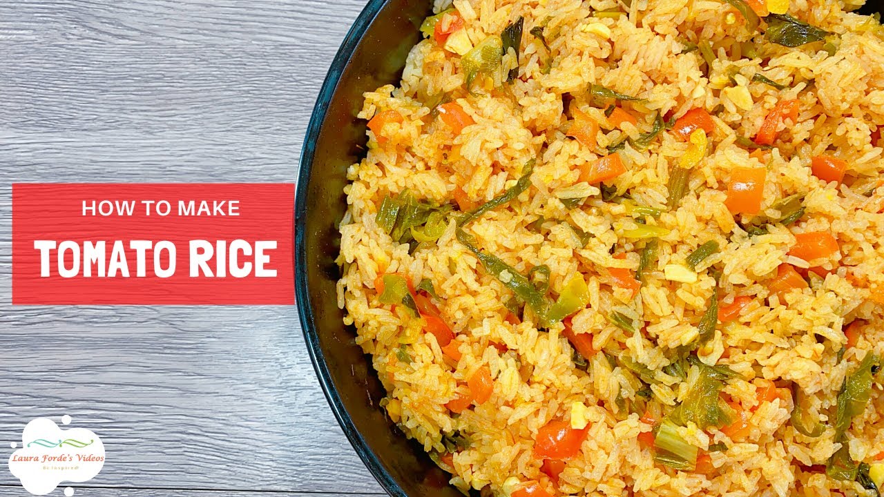 Tomato Rice With Chinese Cabbage, Red Bell Pepper, Seasoning Pepper