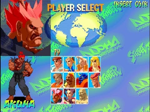 akuma movelist - street fighter alpha 1 warriors dreams in 2023