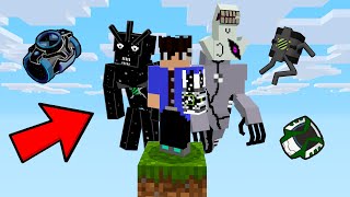 APENAS UM BLOCO DO MULTIVERSO DE BEN10 NO MINECRAFT!