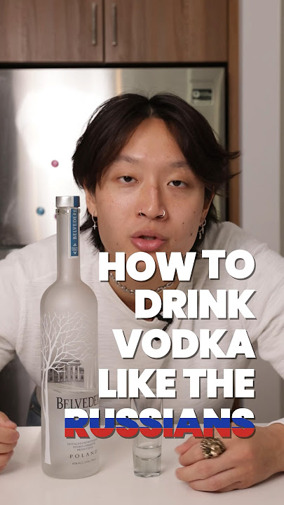 How To Drink Vodka Like The Russians #vodka #cocktails #bartender #bartending #mixology