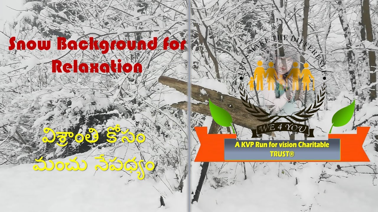 Soft Piano Music For Relaxation | Snowing Background | 