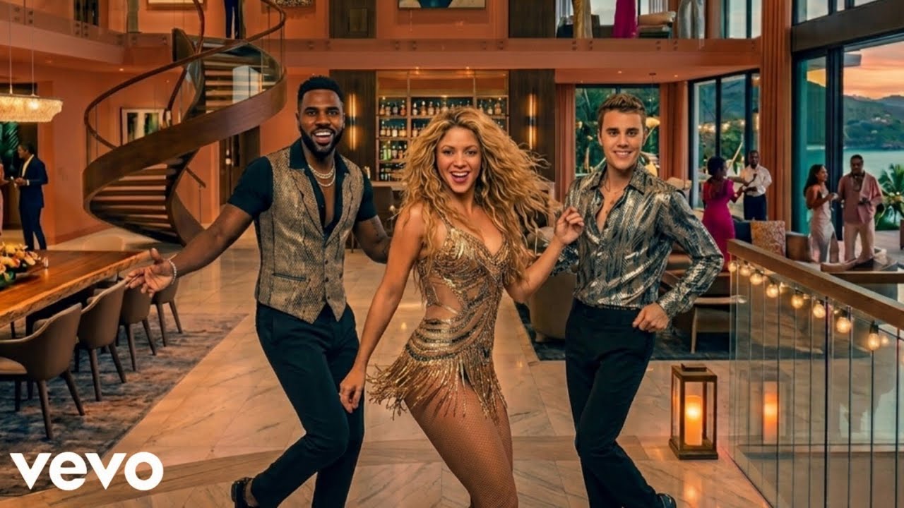 Jason Derulo Ft Shakira & Justin Bieber - Love & Joy (Official Music Video)