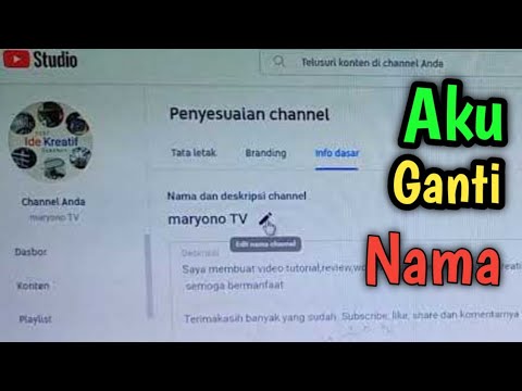 Ganti nama Maryono TV menjadi Kreatif TV