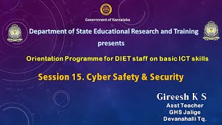 Day 15 : Cyber safety and Security