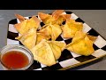 Cooking Crab Rangoon at Home Using Air Fryer That&#39;s BETTER Than Restaurants