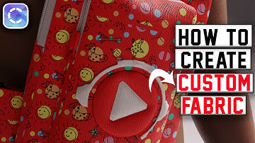 How to Create CUSTOM FABRIC on Clo 3d