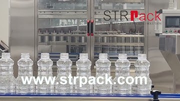 STRPACK Bottle Filling Machines Intelligent Tracking type Capping Machine For filling liquid oil gel
