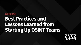 Celebrity Best Practices and Lessons Learned from Starting Up OSINT Teams Net Worth