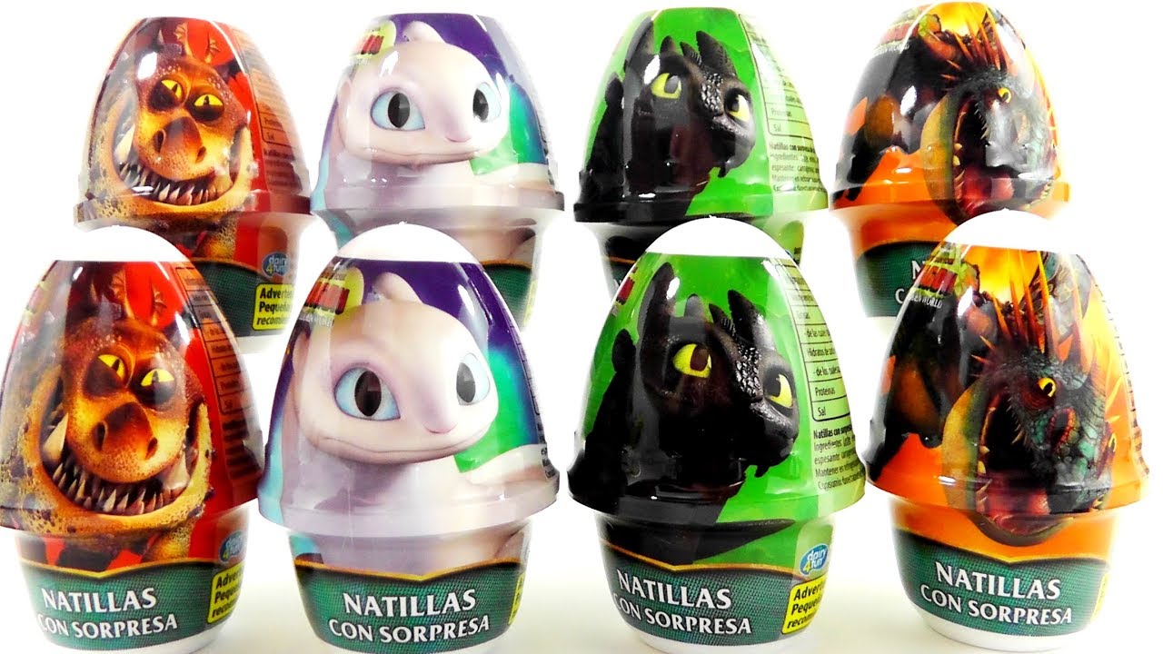 HUEVOS SORPRESA DE CÓMO ENTRENAR A TU DRAGÓN EN ESPAÑOL. How to train