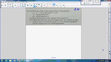AP Calculus AB Tangent line at point-- Juda math