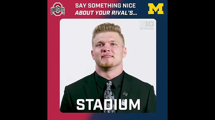 Can Michigan and Ohio State Say Something Nice About Their Rival? | B1G #Shorts