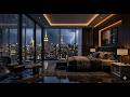 NYC Billionaire Penthouse Rain 🌧️ Thunderstorm Sleep Live 24/7 #rain #NYC #sleep #live