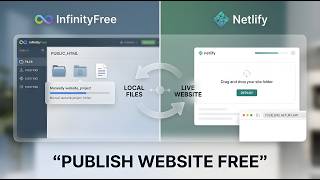 How to Publish a Website for Free | InfinityFree vs Netlify (Step by Step)