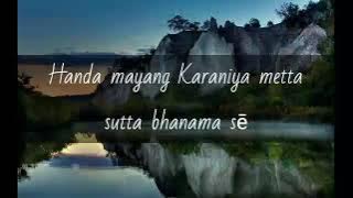 Parittā Pali# Lantunan Karaniyametta Sutta# Sutta tentang Cinta Kasih#