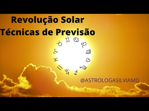 REVOLUÇÃO SOLAR - TÉCNICAS PREDITIVAS