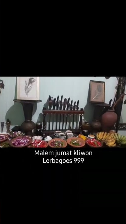 Malam jumat kliwon ngadati sarono adat leluhur