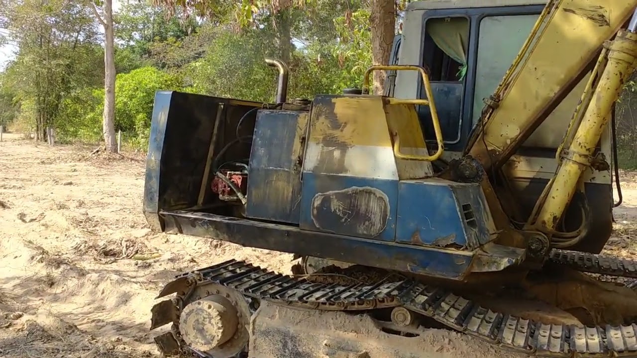 ซ่อมแบคโฮ PC100/5ใส่K3Vแล้วเครื่องยนต์โหลด จะแก้จุดใหนดี