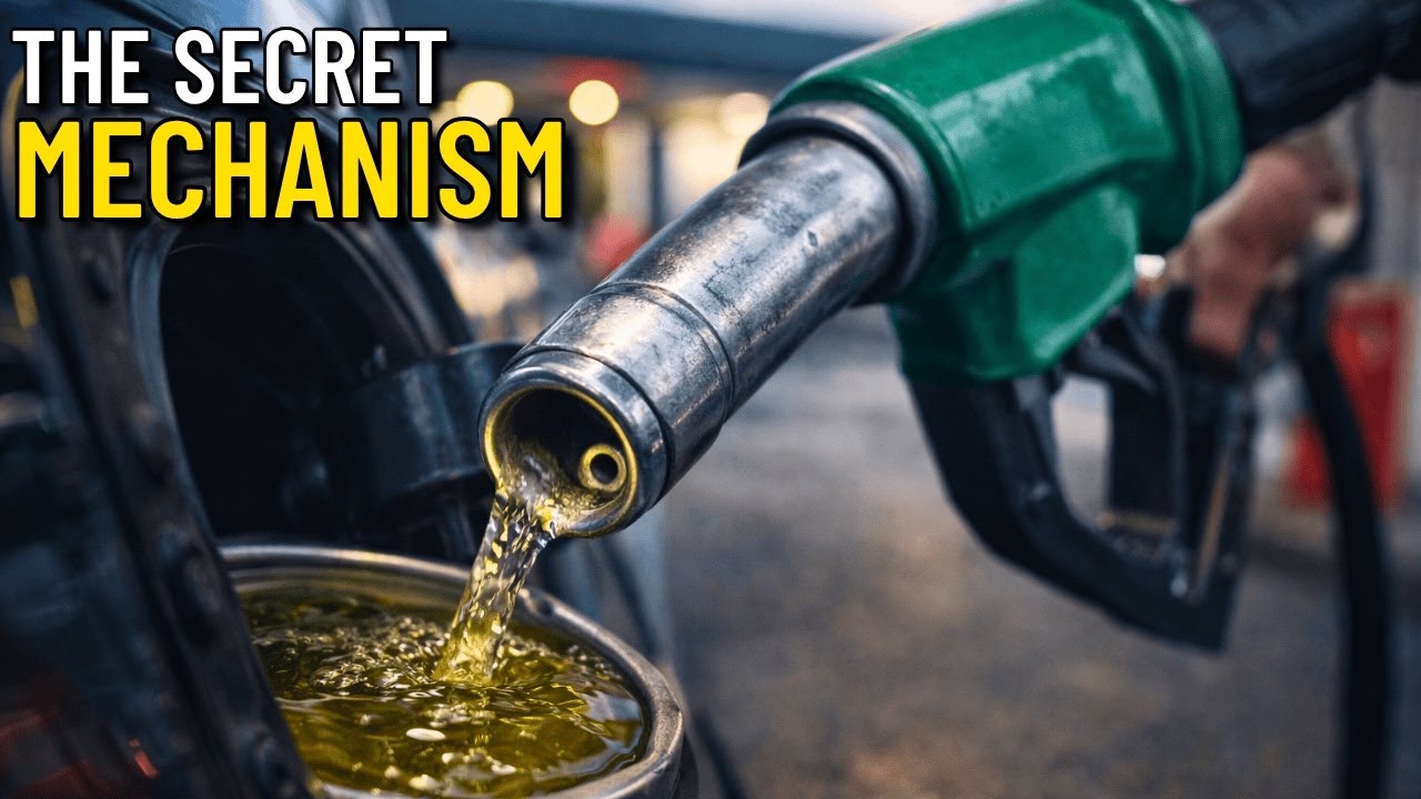 На бензоколонках не нужно гадать — в распылителе установлен крошечный вакуумный переключатель.