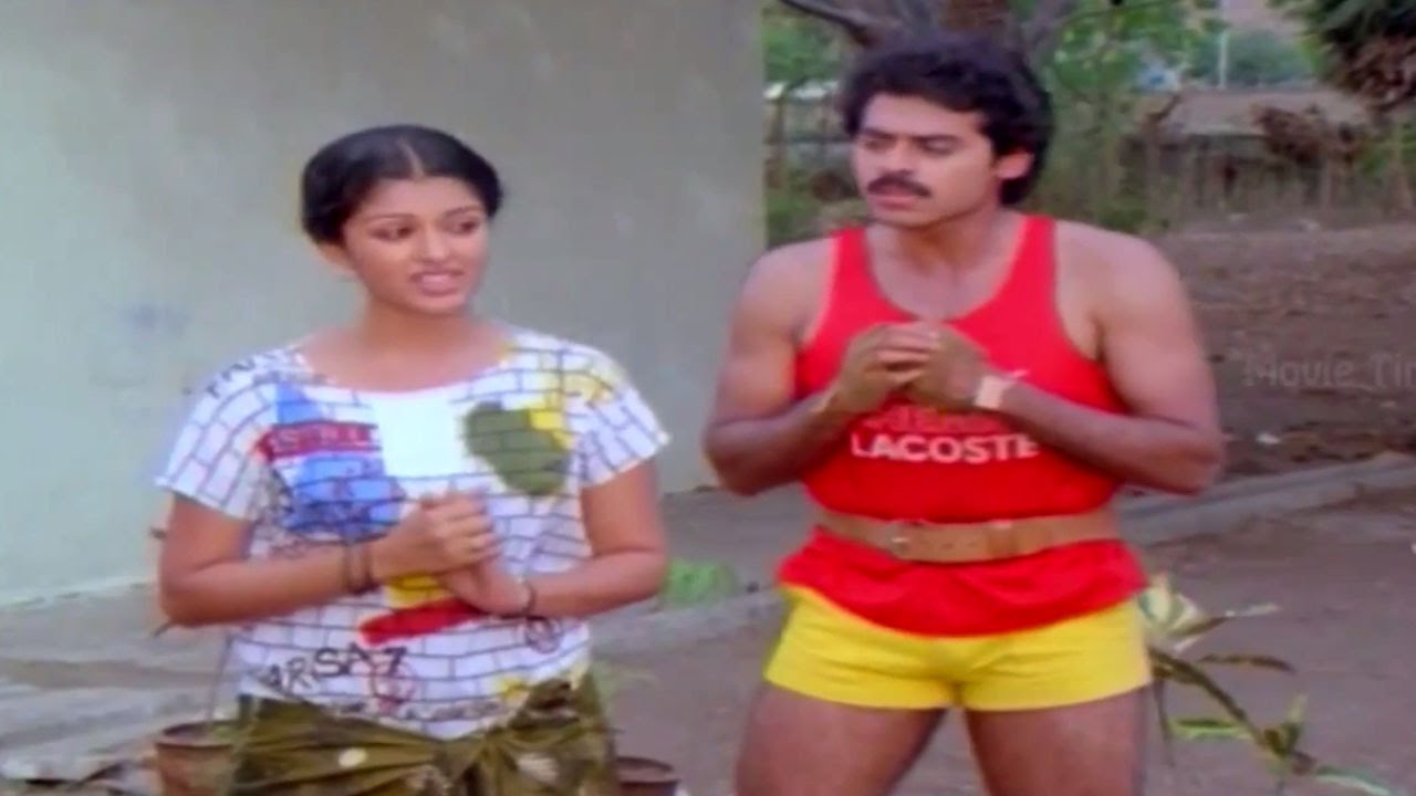 Venkatesh & Gauthami Spicy Love Scene || Srinivasa Kalyanam Movie || Bhanu  Priya, Mohan Babu - YouTube
