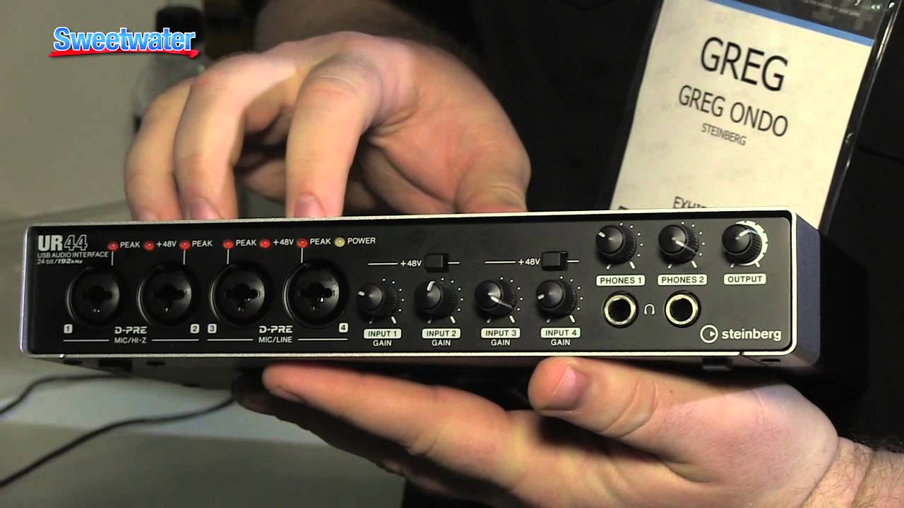 Steinberg UR44 Audio Interface Overview - Sweetwater at Winter NAMM 2014