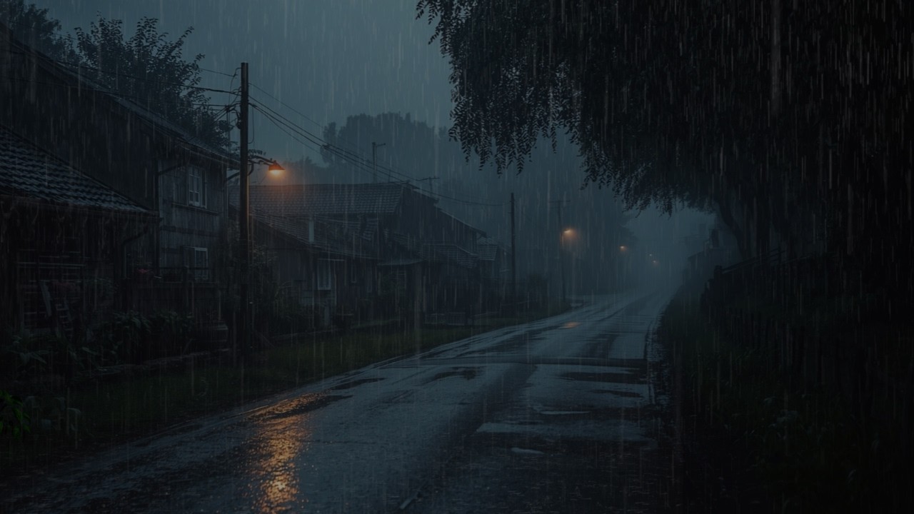 Heavy Rain To Sleep Immediately - ASMR, Rain Sounds For Relaxing Your Mind And Sleep Tonight