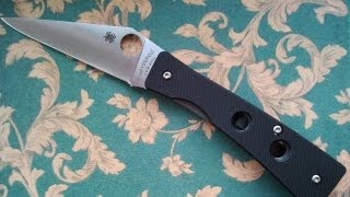 Обзоротест Spyderco Chokwe (часть #2)