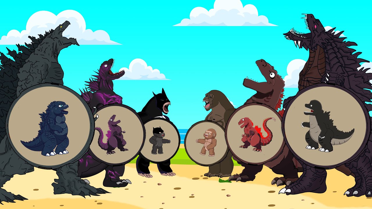 Evolution Of SPIDER GODZILLA PREGNANT, KONG, SHARKZILLA, DINOSAUR ...