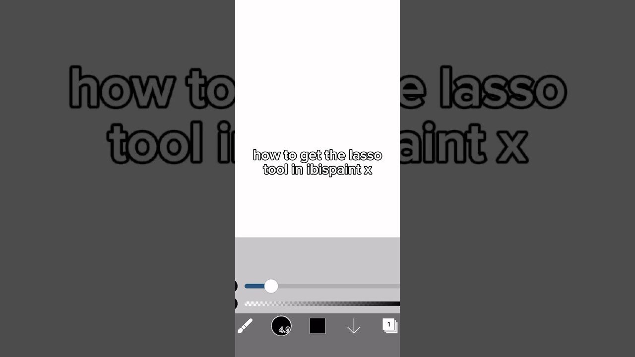 how to get the lasso tool in ibispaint x !!! (highly requested)